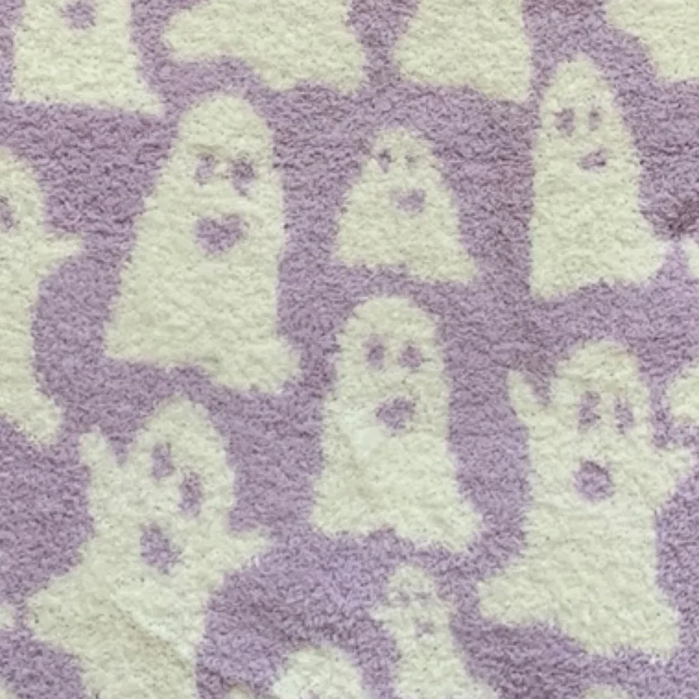 Halloween Ghost Blanket Purple Tiktok